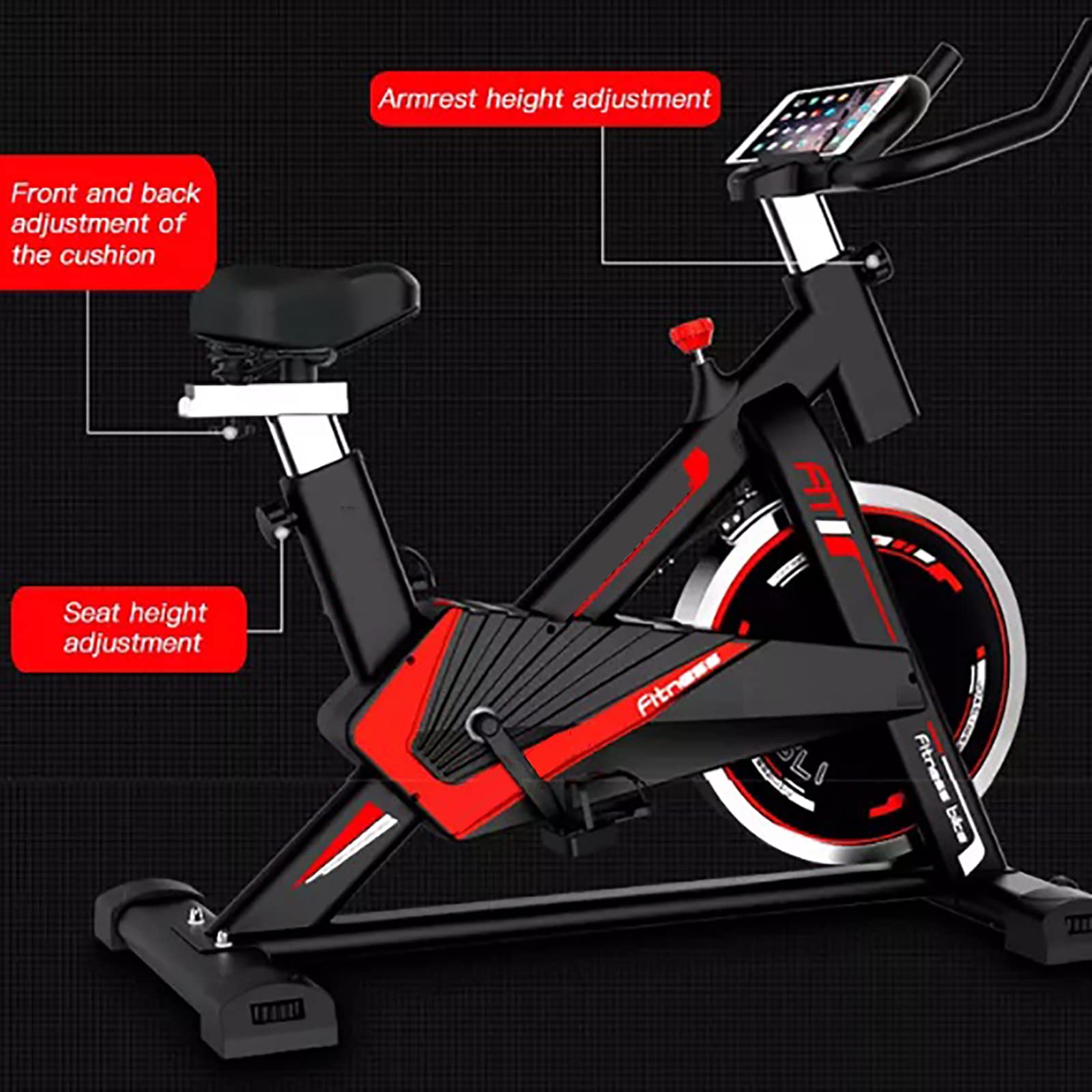 Amazon | 屋内サイクリングバイクステーショナリー-静かなフィットネス